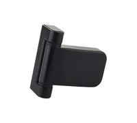 FixRello Black uPVC Door Hinge - Heavy Duty Flag Hinge 23mm Rebate - PAS 24 Security Certified - Easy Fit DIY uPVC Door Hinges - Fast Install