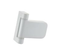 FixRello White uPVC Door Hinge - Heavy Duty Flag Hinge 23mm Rebate - PAS 24 Security Certified - Easy Fit DIY uPVC Door Hinges - Fast Install