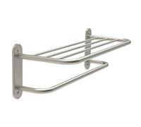 Fixsen 18 Inch Bathroom Towel Rack Towel Bar Towel Shelf Brushed Nickel Stainless Steel and Zinc Alloy Wall Mount 1pc for House Lavatory and Hotel