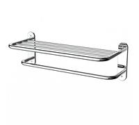 Fixsen 18 Inch Bathroom Towel Rack Towel Bar Towel Shelf Chrome Stainless Steel and Zinc Alloy Wall Mount 1pc for House Lavatory and Hotel…