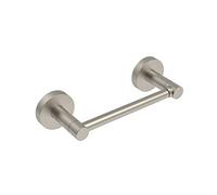 Fixsen Toilet Paper Holder Brushed Nickel Bathroom Double Post Pivoting Tissue Holder Stainless Steel and Zinc Alloy Wall Mount Detachable 1pc