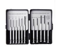 fiXte® 11Pcs Mini Screwdriver Set, Precision Screwdrivers with Mini Pocket Size Carrying Case, Perfect for Glasses, Watches, Remotes and Computers
