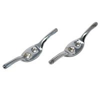 fiXte 2 x Polished Chrome Cleat Hooks 75mm