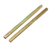 fiXte 2 x Replacement Spare Door Handle Spindle Bar YZP 7.5mm x 85mm / 100mm / 128mm / 150mm Lengths Available (7.5 x 150mm)