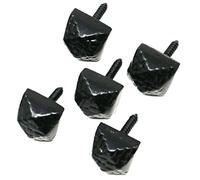 fiXte Antique Iron Door Stud Screw Screws Bolt 19mm (3/4 inch) Japanned Black (Pack of 5)