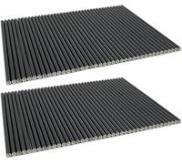 fiXte Black Paper Drinking Straws 100% Food Grade Biodegradable Disposable Straws Stirrers 195mm (Pack of 80)