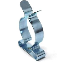 fiXte BZP Tool Clips 38mm Spring Steel Tool Storage Terry Clips Shed Workshop Garage Home (Pack of 10)