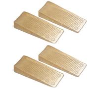 fiXte Door Wedge Rubber Heavy Duty Stop Large Strong Stopper Jam Jammer Non Slip (Pack of 4)