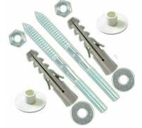 fiXte Heavy Duty Basin Fixing Kit M10 x 140mm Screws for Bathrooms Cloakrooms Toilets