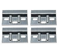 fiXte Heavy Duty Kitchen Cabinet Hanging Brackets Hanger Plate for Wall Mounting Cupboards 63mm x 38mm x 1.6mm (4 Pack)