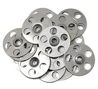 fiXte Metal Insulation Discs 36mm Stainless Steel Washers Ceiling Wall Platerboard Masonry 90gr / 200gr Packs (200gr (50 Units))