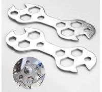 fiXte® Multipurpose Bike Repair Tool Kit, 10 in 1 Wrench Tool, Galvanized Steel Spanner, Simple Type Mini Wrench