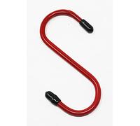 fiXte Plasic Coated S Hooks Rubber Ends Storage Kitchen Garage Shed Stall 100mm Pack of 2