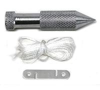 fiXte Plumb Bob and Line Set 126g with 4.5m Line Builder Measuring Surveying Tool