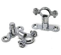 fiXte Polished Chrime Munsen Ring and Back Plate for 15mm Pipes Pack of 2
