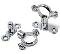 fiXte Polished Chrime Munsen Ring and Back Plate for 22mm Pipes Pack of 2