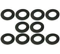 fiXte Shower Head Hose Flexible Rubber Washers Seals 20mm (3/4") External Diameter 10mm Internal Diameter (10)