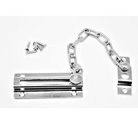 fiXte Traditional Chrome Door Security Chain - Steel