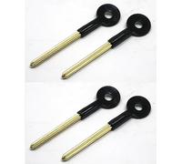 fiXte Universal Extra Long Brass Bolt Key Security Rack Door Star Key Lock for Doors and Windows 110mm Key Length 60mm (Pack of 4)
