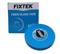 FIXTEK 30m Fiberglass Measuring Tape Durable 12.5mm Wide Long Tape Measure, Gauge Ruler for Surveyors, Engineers, Construction & DIY Projects