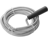 FIXTEK Drain Brush 3mtr Long Flexible Clog Remover Cleaning Tool for Pipes Sink Fish Tank Kitchen Bath Flexible Cable Unclog Drain for Basins Bathroom Bathtubs Sewers Unclog