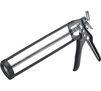 FIXTEK Strong Skeleton Caulking Gun, Sealants, Silicones, Adhesives Professional Heavy-Duty Applicator Suitable for High Viscosity Caulk Gun Use for Home, DIY, Building Silicone (400ml)