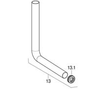 FixTheBog (119.705.93.1) Geberit Concealed Cistern 2" Flush Pipe & Rubber Cone 50mm X 44mm
