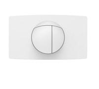 FixTheBog (16.018.01.0000) Sanit Operating Plate L-2V White For Concealed Cisterns With Big Access Opening