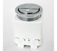 FixTheBog (241.413.21.1) Geberit Pneumatic Dual Flush Chrome Toilet Push Button For Ap109 Cisterns - Multi-Colour