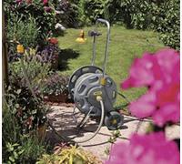 FixTheBog 2431 Hozelock 2 In 1 Assembled Reel+25M M/p+ Fittings/nozzle 2431 Hozelock 6005 Plus Chrome Secure Garden Tap