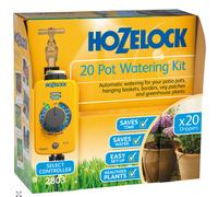 Fixthebog™ Enhanced Hozelock 20 Pot Automatic Watering Kit Select Controller Timer & Water Regulations Compatible Tap & Ptfe Tape