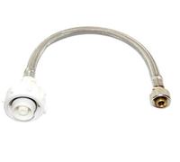 FixTheBog Geberit 333mm 3/8" Braided Hose - Knurled Nut (240.921.00.1)
