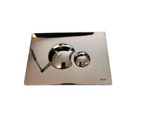 Sanit Multiflush Eclipse Cable Plate Chrome Dual Flush Plate 16.706.81..0000