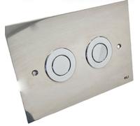 FixTheBog Oli Trend Chrome Flush Plate 656504 Trend Inox Plate Polished Chrome 215X145mm Large Plate