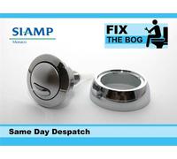 Fixthebog Optima 49 Toilet Push Button Dual Flush Water Saving Chrome Homebase