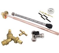 Fixthebog™ Professional 350mm Flange Outside Tap Kit Vandal Proof Lock Shield Diy