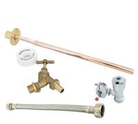 Fixthebog™ Professional 350mm Garden Tap Kit - Easily Fit A New Hose Tap With Check And Isolation Valve