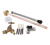Fixthebog™ Professional 350mm Thru Wall Flange Outside Garden Tap Kit Meets Water Regulations Gt1 Diy Inc Winter Drain Down