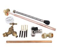 Fixthebog™ Professional 350mm Thru Wall Flange Outside Garden Tap Kit Meets Water Regulations Gt5 Diy Inc Winter Drain Down