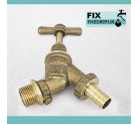 Fixthebog™ Professional Thru Wall Outside Garden Tap Kit Hozelock Water Regs Gt8 Entry Level