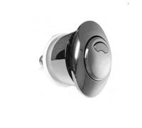 Fixthebog™ Replacement For Wirquin Oval Dual Flush Valve Chrome Push Button