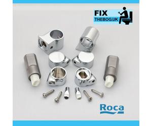 FixTheBog Roca Giralda Senso Hall Soft Close Toilet Seat Hinge Set Only Chrome Hinges Ai0001200R