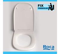 FixTheBog Roca Old Design Dama Replacement Wc Toilet Seat With Standard Bar Hinge White A801327004