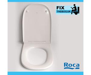 FixTheBog Roca Old Design Dama Replacement Wc Toilet Seat With Standard Bar Hinge White A801327004