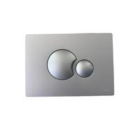 FixTheBog Sanit Push Plate S706 Matt Chrome - Dual Flush Cable Plate (16.706.93..0000)