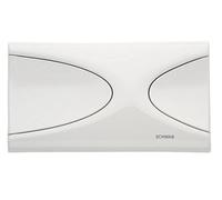 FixTheBog Schwab 227605 White Dual Flush Plate