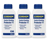 Fixthebog Trade Pack 3 Fernox F1 Protector 56599 500Ml Central Heating Inhibitor Multipack