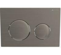 FixTheBog Viva Skylo Ultra15 Brushed Nickel Dual Flush Plate