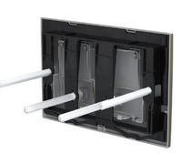 FixTheBog Viva Skylo Ultra25 Brushed Nickel Dual Flush Plate