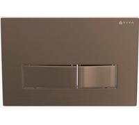 FixTheBog Viva Skylo Ultra26 Brushed Copper Dual Flush Plate